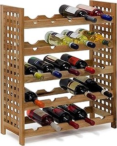 Instalación rápida de un botellero rústico de pared
