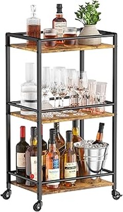 Inspírate: Ideas de Decoración con un Carro de Bar Moderno