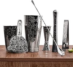 ** ¿Cuánto cuestan los sets de coctelería con coctelera Boston?