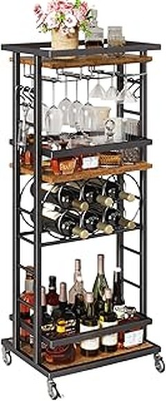 Entendiendo el carro de bar de cristal: características y beneficios