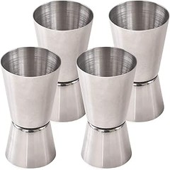 Jiggers de acero inoxidable para cóctel