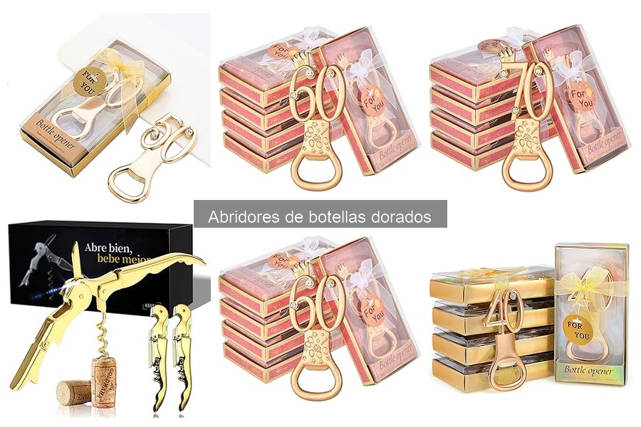 Abridores de Botellas Dorados Personalizados: ¿Valen la Pena?