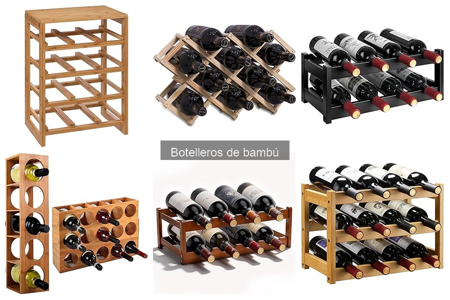 Accesorios imprescindibles para botelleros de bambú