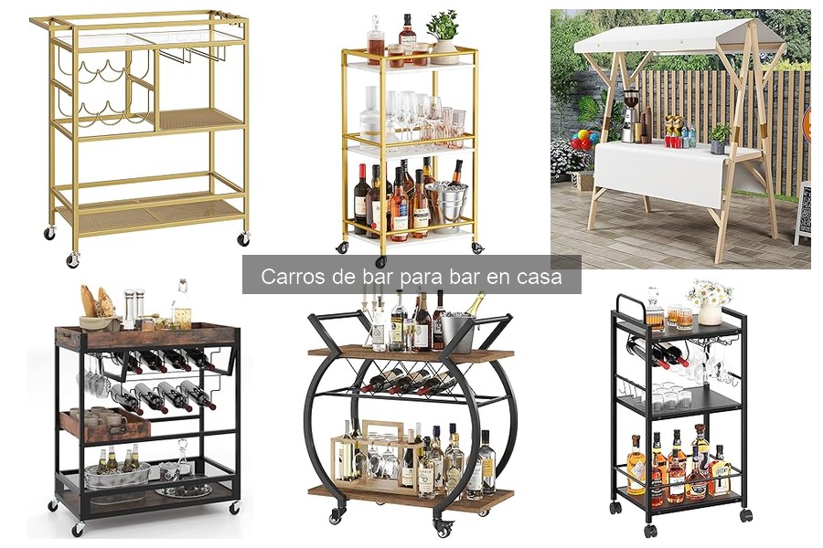 Accesorios Imprescindibles para Tu Carro de Bar en Casa