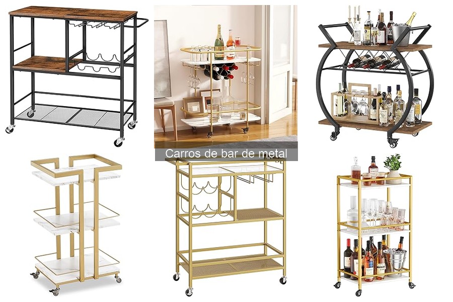 Accesorios Imprescindibles para un Carro de Bar de Metal