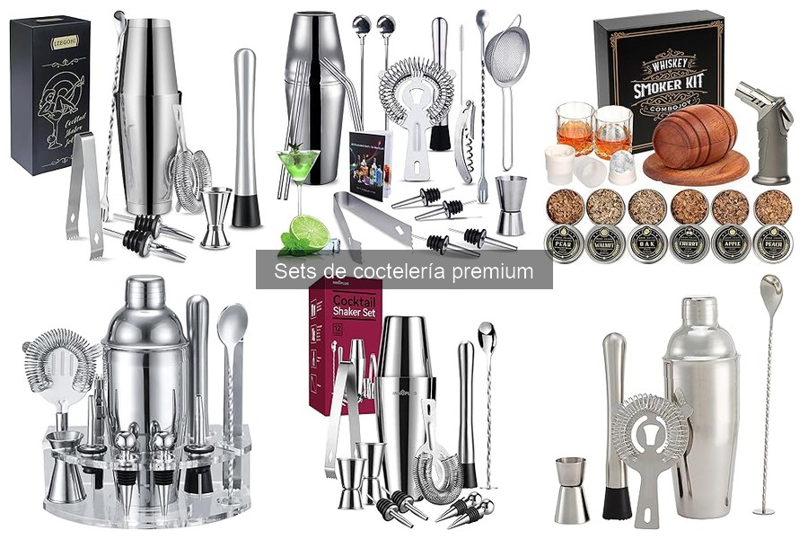 Accesorios imprescindibles para un set de coctelería premium