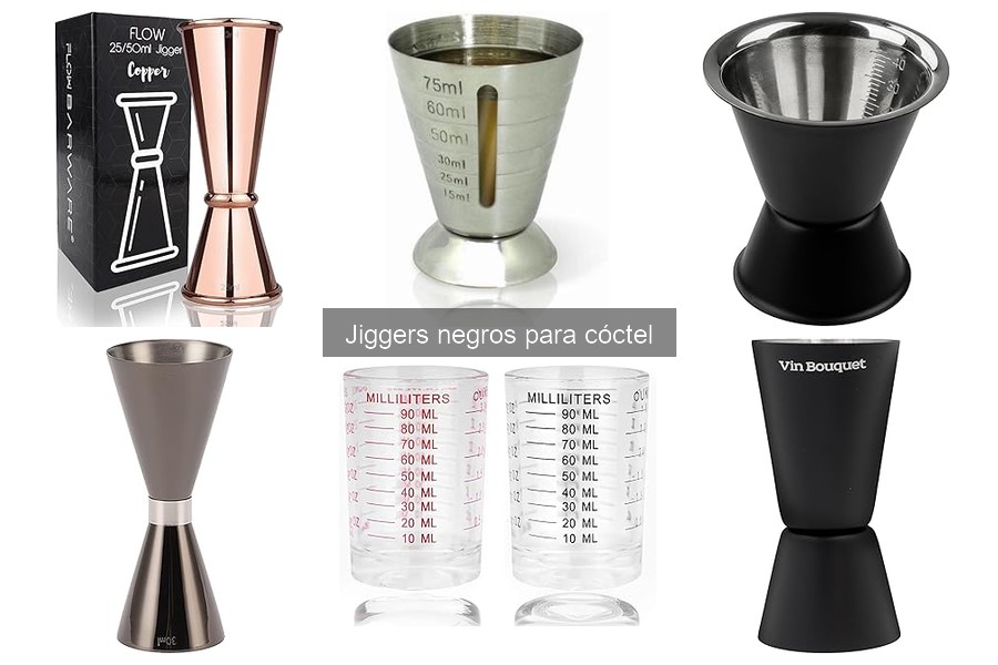 Accesorios imprescindibles para usar con un jigger negro