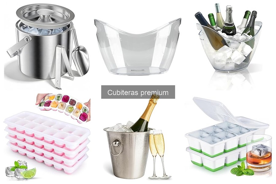 Accesorios recomendados para cubiteras premium en casa