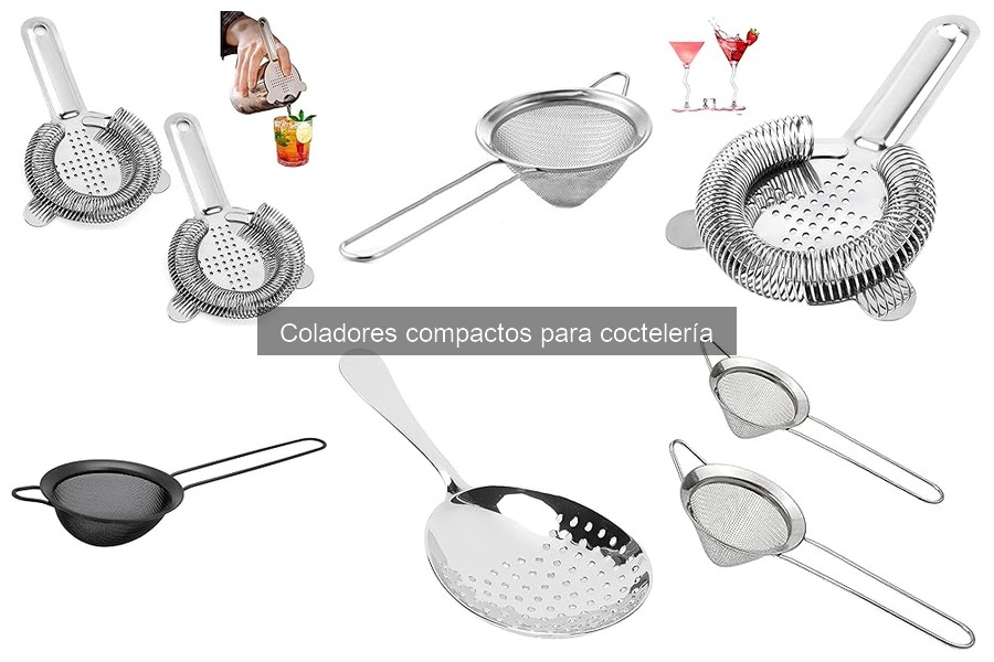 Alternativas a coladores compactos para coctelería