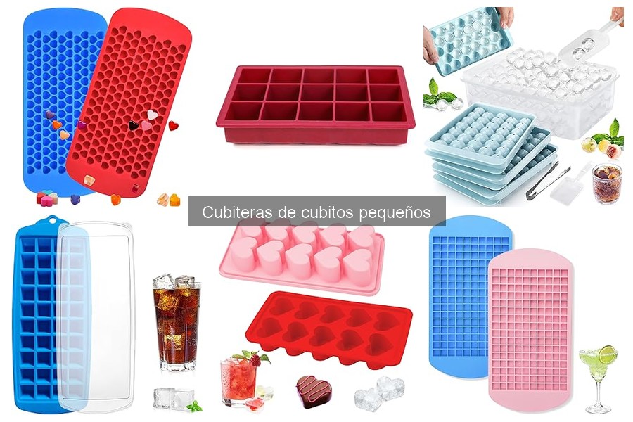 Alternativas a cubiteras de cubitos pequeños para hielo