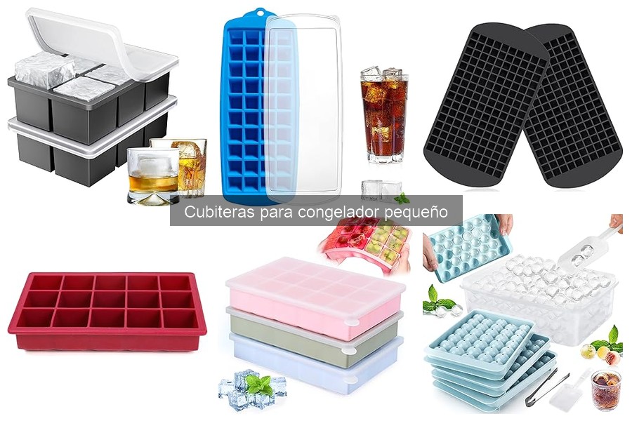 Alternativas a cubiteras para congelador pequeño