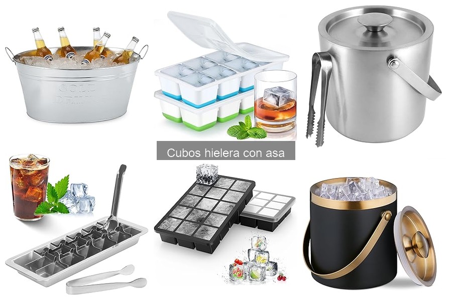 Alternativas a cubos hielera con asa: opciones efectivas