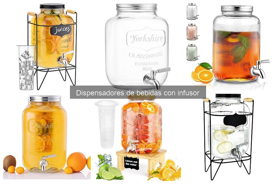 Alternativas a dispensadores de bebidas con infusor