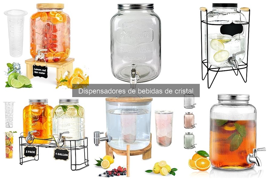 Alternativas a dispensadores de bebidas de cristal