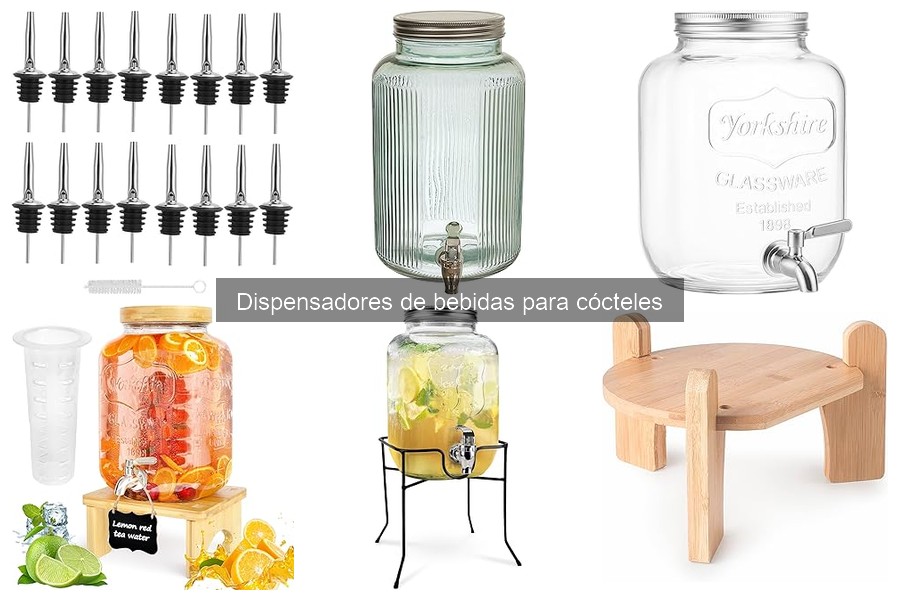 Alternativas a dispensadores de bebidas para cócteles