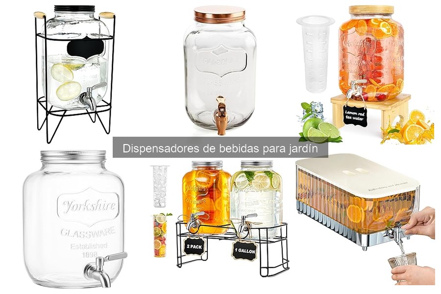 Alternativas a dispensadores de bebidas para jardín