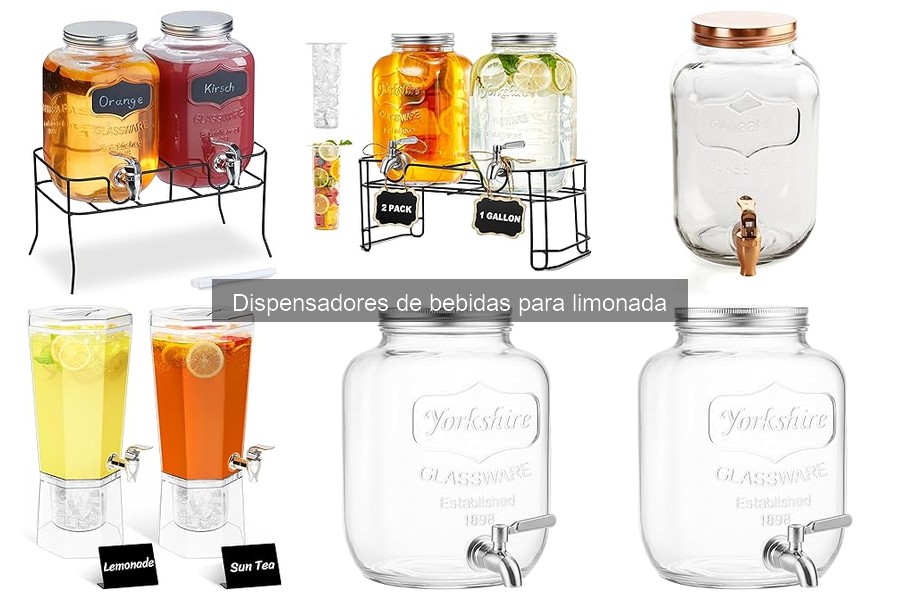 Alternativas a dispensadores de bebidas para limonada
