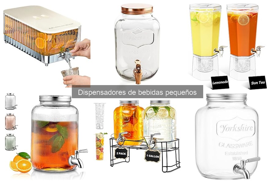 Alternativas a dispensadores de bebidas pequeños para tu hogar
