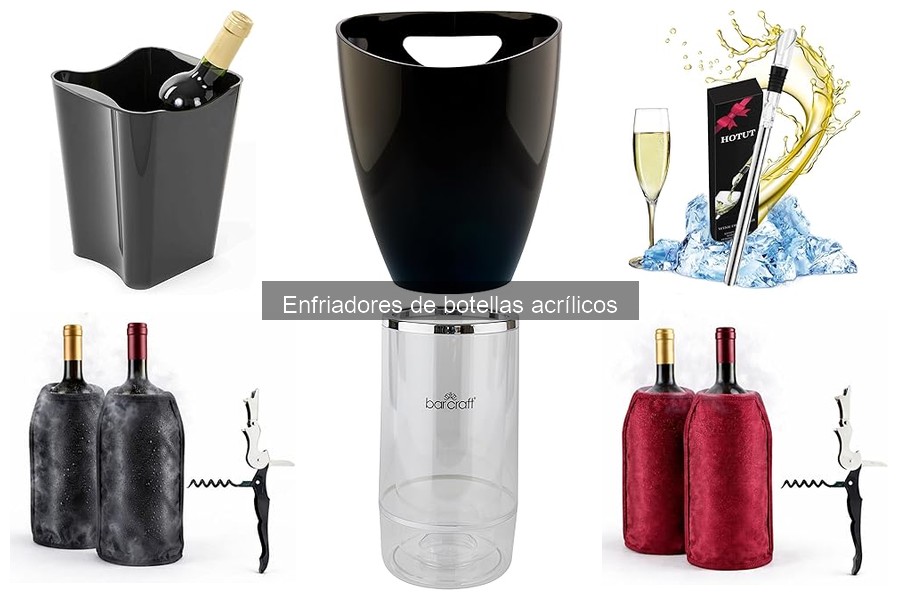 Alternativas a enfriadores de botellas acrílicos para tu bar