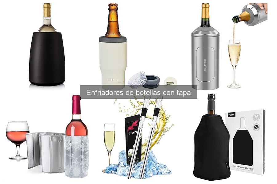 Alternativas a enfriadores de botellas con tapa