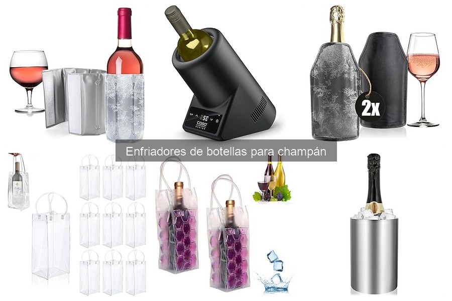 Alternativas a enfriadores de botellas de champán