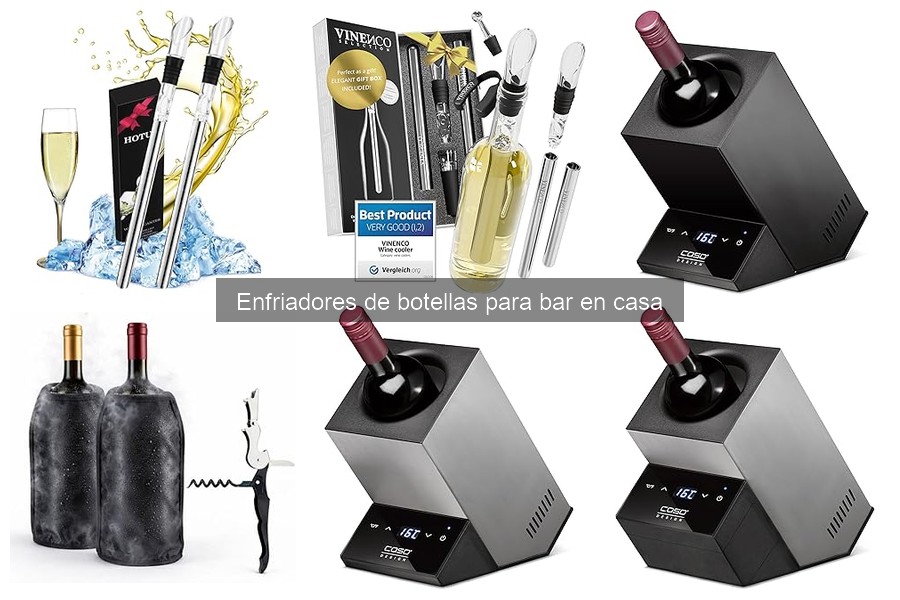 Alternativas a enfriadores de botellas para bar en casa