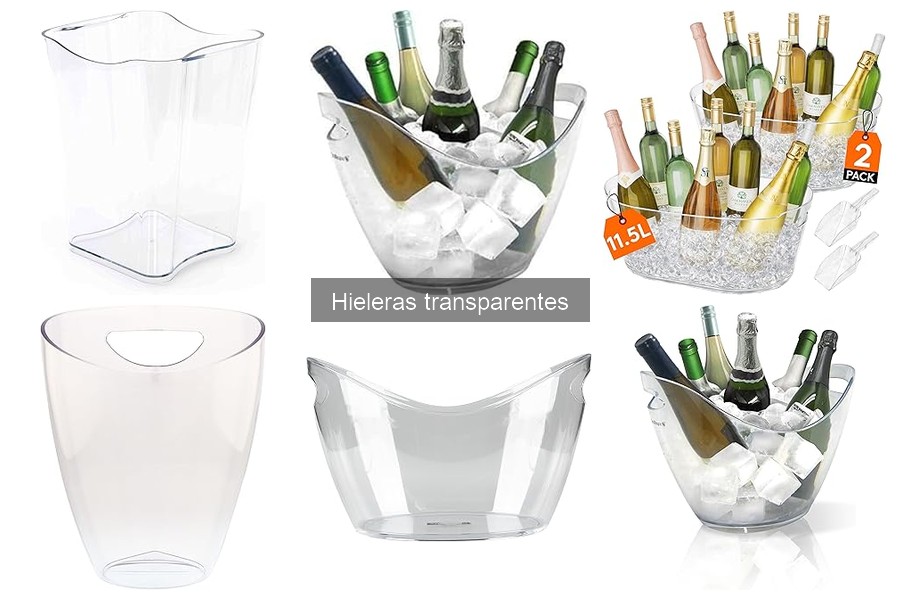 Alternativas a hieleras transparentes para tu bar en casa