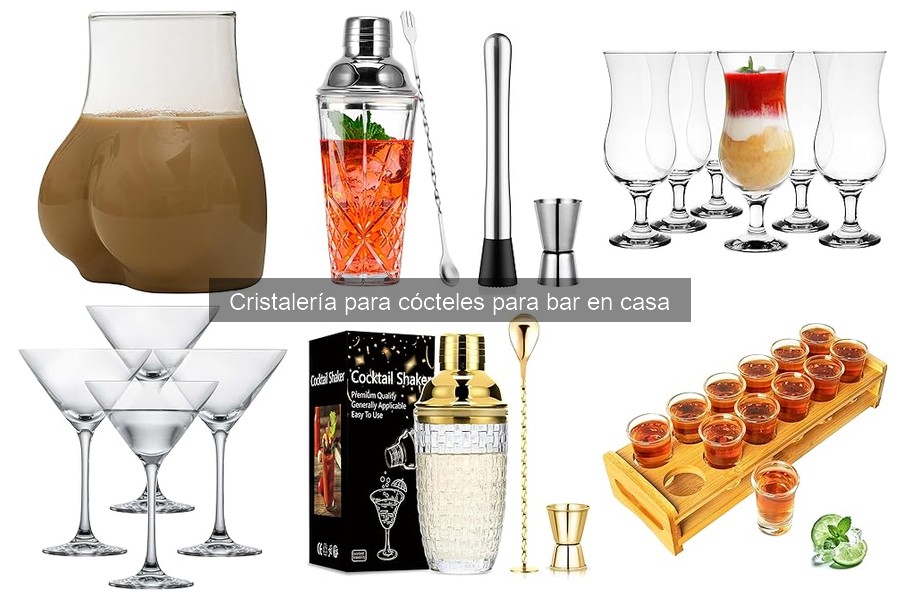 Alternativas a las copas de cristal para cócteles en casa