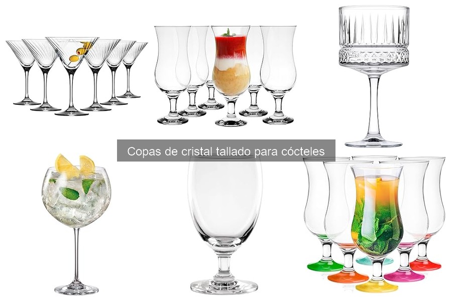 Alternativas a las copas de cristal tallado para cócteles