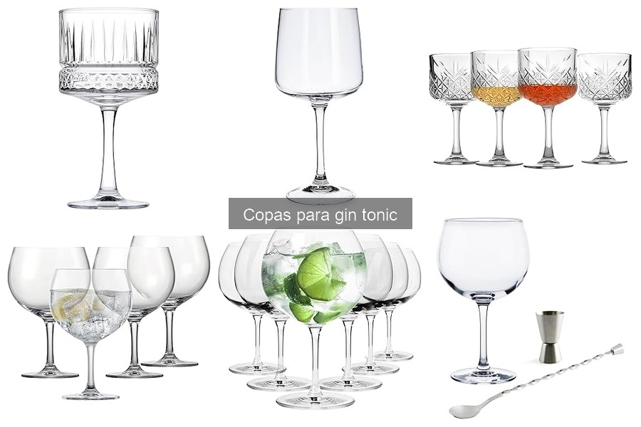 Alternativas a las copas de gin tonic: opciones elegantes