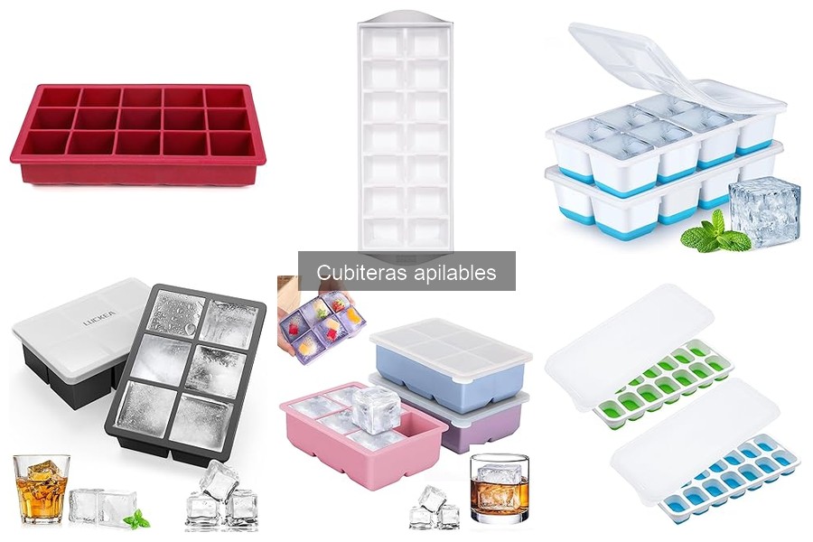 Alternativas a las cubiteras apilables para hacer hielo