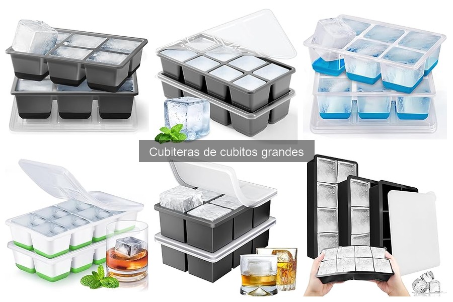 Alternativas a las cubiteras de cubitos grandes para hielo