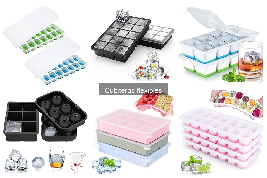 Alternativas a las cubiteras flexibles para hielo