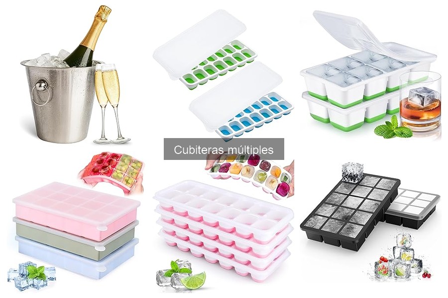 Alternativas a las Cubiteras Múltiples para Hacer Hielo