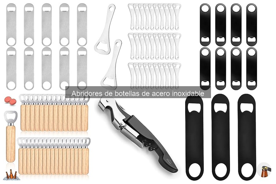 Alternativas a los abridores de botellas de acero inoxidable