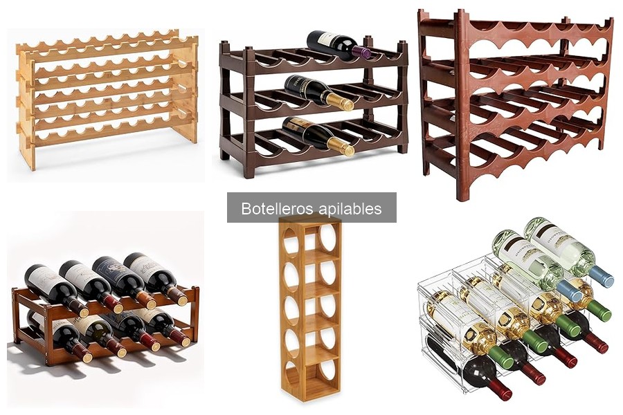 Alternativas a los botelleros apilables para tu bar en casa