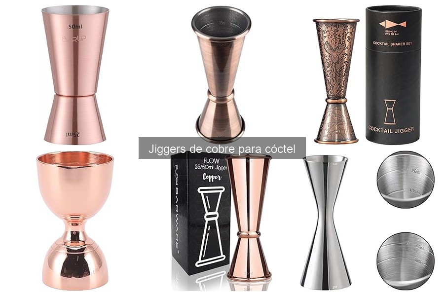 Alternativas a los Jiggers de Cobre en Coctelería