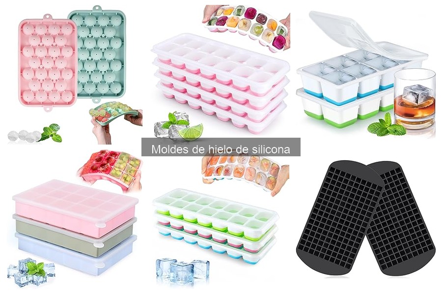 Alternativas a los moldes de hielo de silicona para tu bar