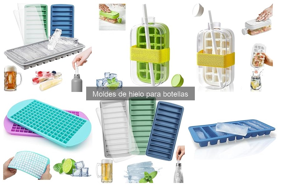 Alternativas a los moldes de hielo para botellas