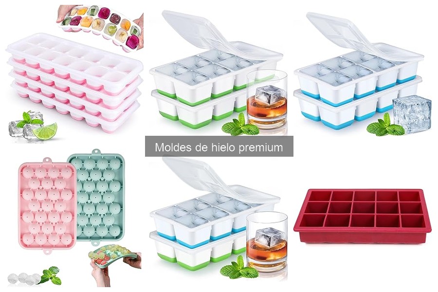 Alternativas a los Moldes de Hielo Premium para Bebidas