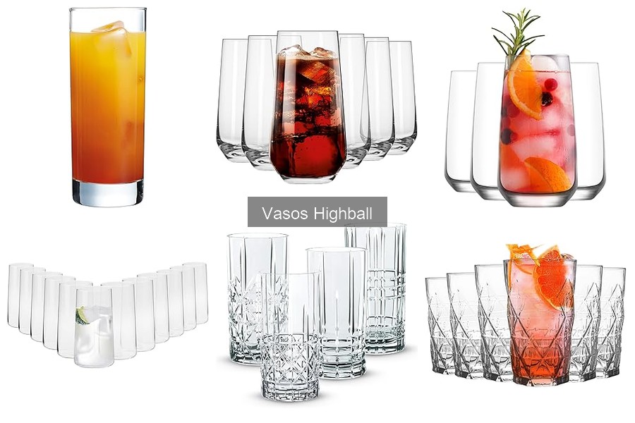 Alternativas a los vasos highball para cócteles y bebidas