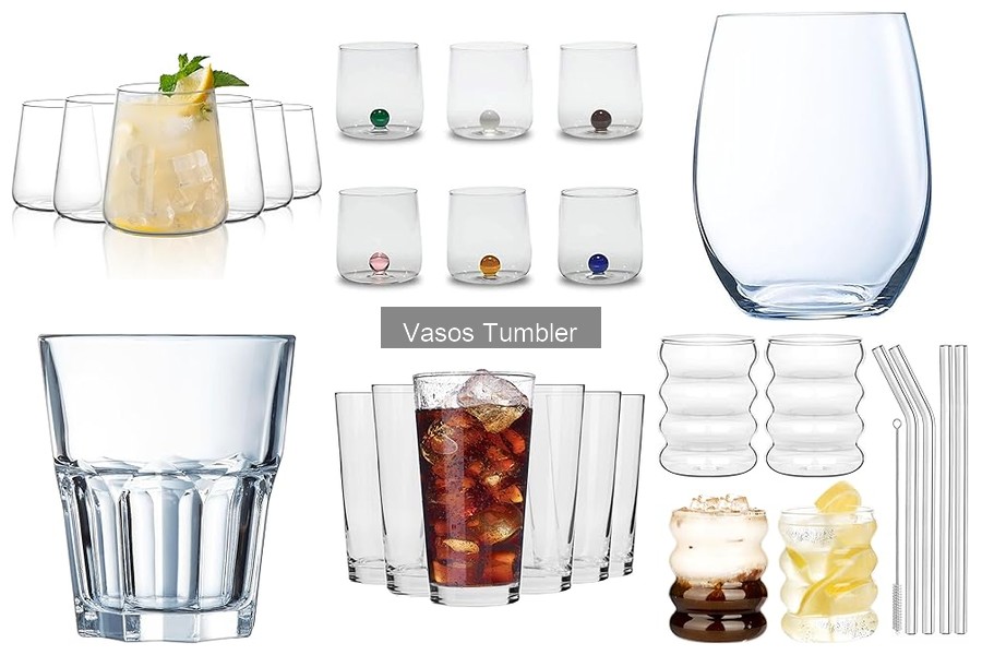 Alternativas a los vasos tumbler para cócteles en casa