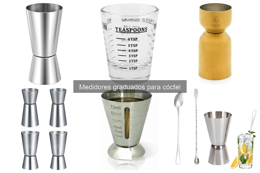 Alternativas a medidores graduados para cócteles