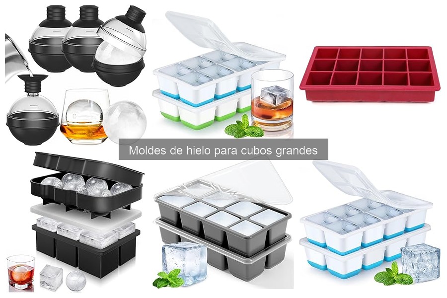 Alternativas a Moldes de Hielo para Cubos Grandes