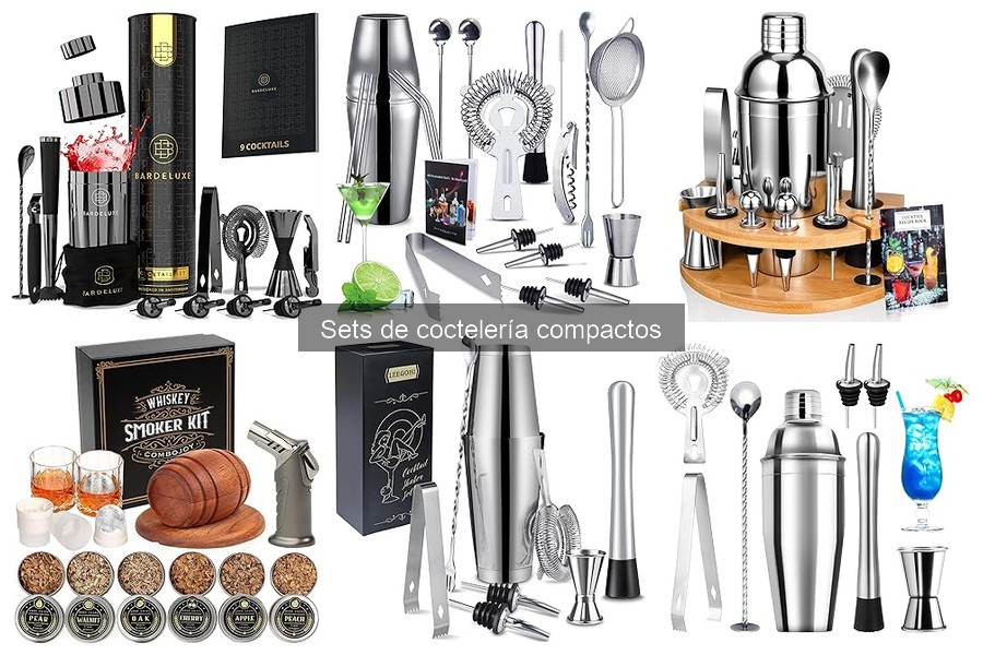 Alternativas a Sets de Coctelería Compactos para tu Bar en Casa
