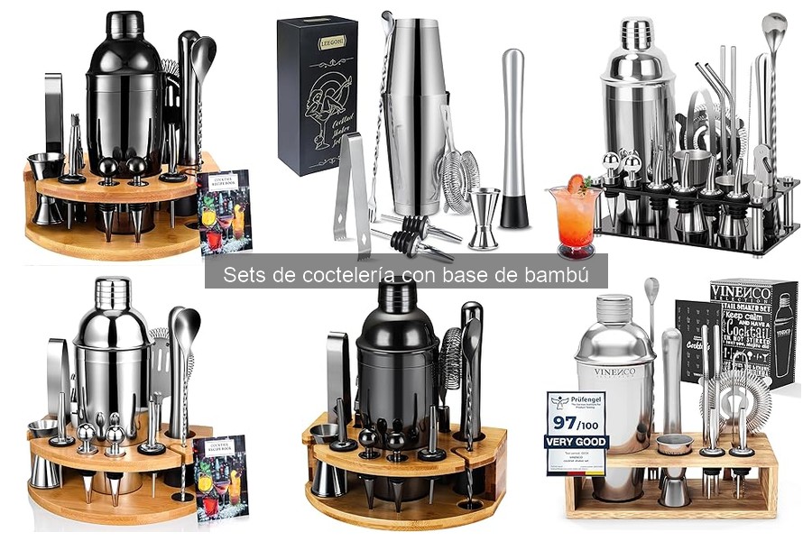 Alternativas a Sets de Coctelería con Base de Bambú