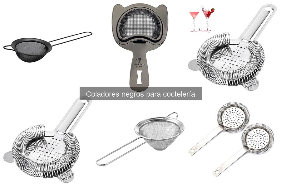 Alternativas al colador negro para cócteles: ¡Descúbrelas!