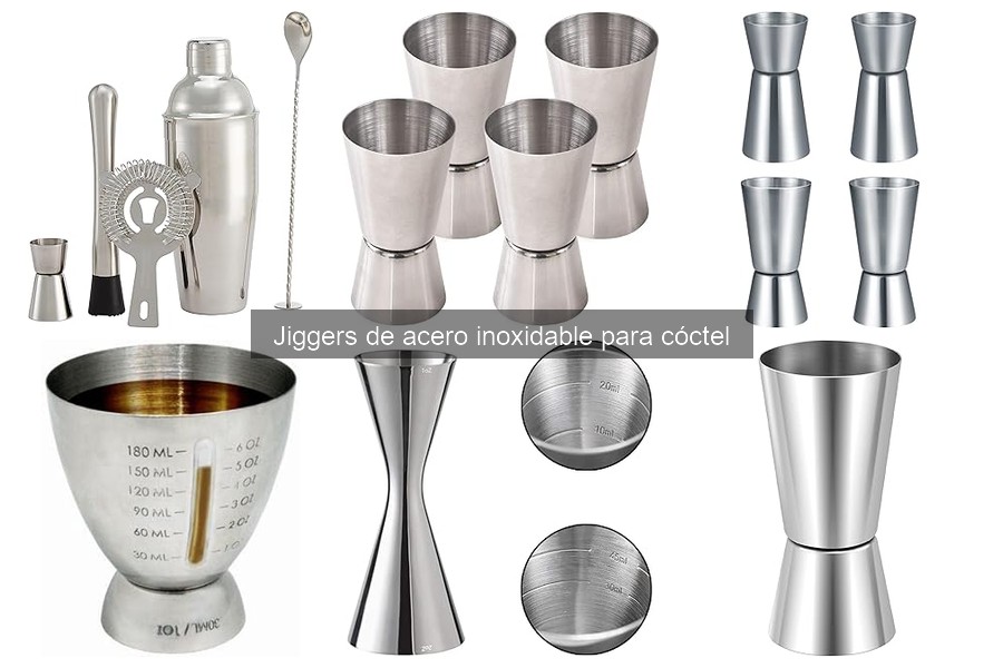Alternativas al jigger de acero inoxidable en coctelería