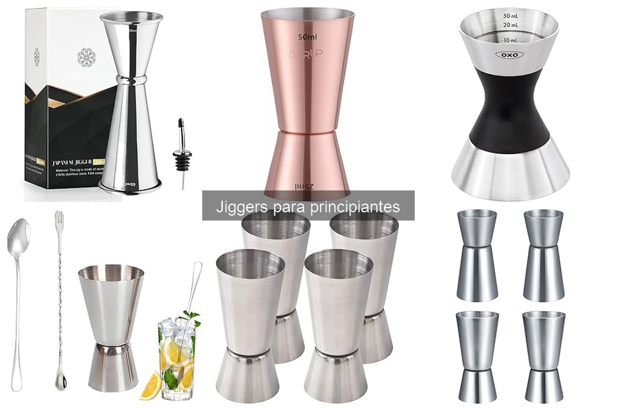 Alternativas al jigger para medir líquidos en coctelería