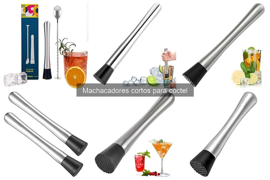 Alternativas al machacador corto para cócteles